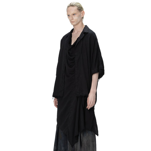 JULIUS 907SHM3 Black / Umbra Overshirt